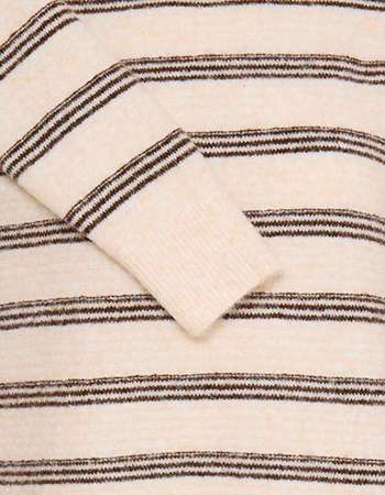 Trui Frkendra Oatmeal Stripe detail
