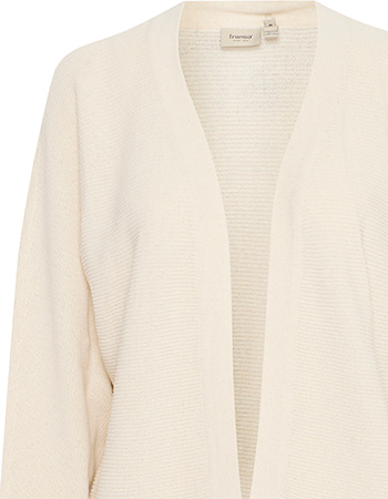 Vest Lang Frinja Whisper White detail