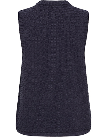 Mouwloos Vest Gebreid Frkenna Night Sky detail