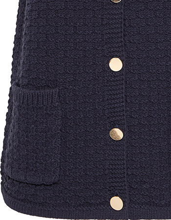 Mouwloos Vest Gebreid Frkenna Night Sky detail