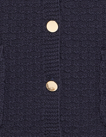 Mouwloos Vest Gebreid Frkenna Night Sky detail