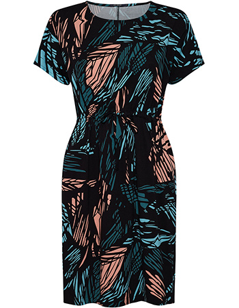Jurk Palm Hop Zwart