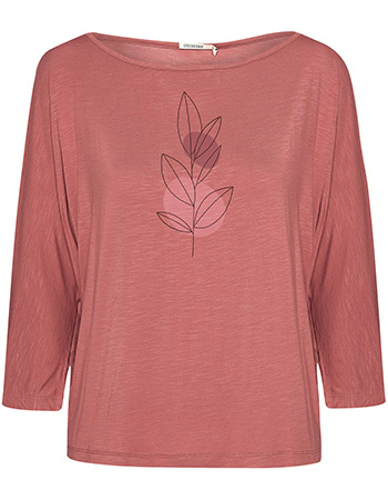 Longsleeve Bloom Classic Dark Rose