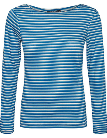 Longsleeve Yummy Striped Paradise Blue Stripes