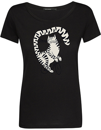 T&#8209;shirt Cat Tour Zwart