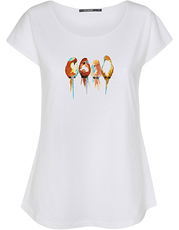 T&#8209;shirt Birds Family White