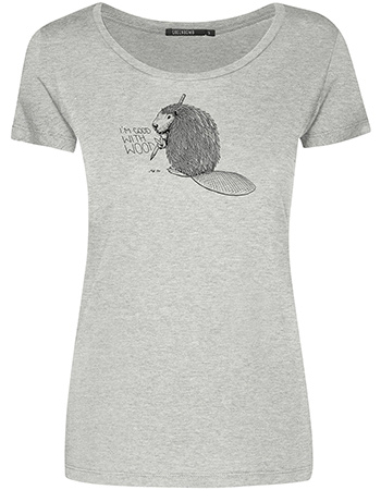 T&#8209;shirt Cheeky Beaver Heather Grey