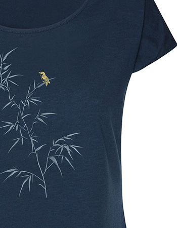 T‑shirt Cool Dicky Bird Navy detail