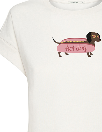 T‑shirt Loony Hot Dog Moonstone detail