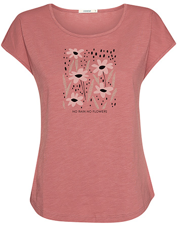 T‑shirt Cool No Rain Dark Rose