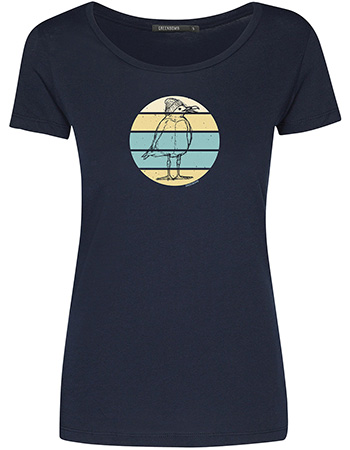 T&#8209;shirt Seagull Stripes Dark Navy