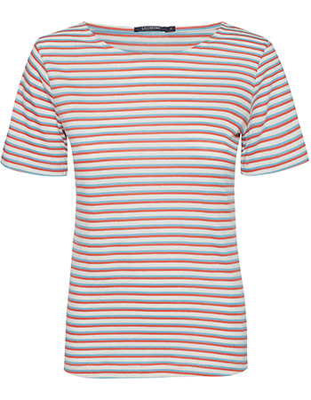T&#8209;shirt Slack Terracotta Red Stripes