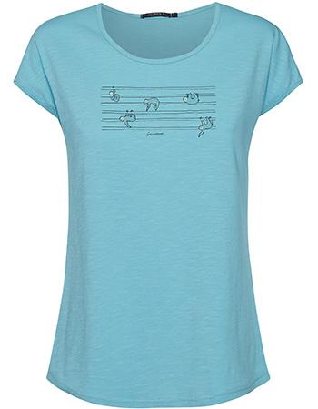T&#8209;shirt Sloth Hang Up Island Blue