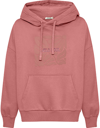 Sweater Hoody Wild Soul Dark Rose