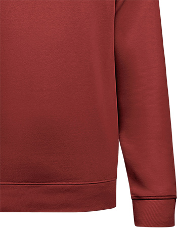 Sweater Canty Organic Basic Red Berry detail