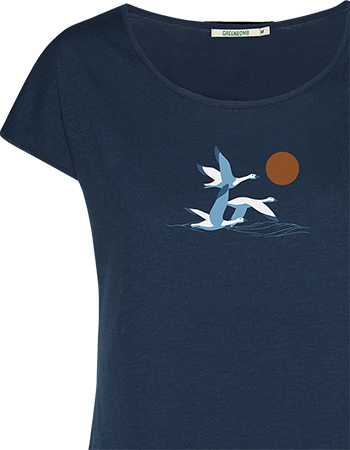 T&#8209;shirt Goose Family Cool Navy detail
