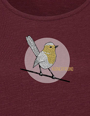 T&#8209;shirt Koernerfreund Cool Velvet Rain detail