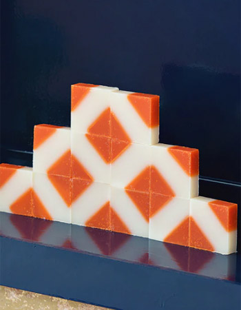 Franse Bio Zeep Diagonale Rouge Creme De Miel