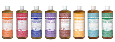 dr Bronner's magic soap collectie