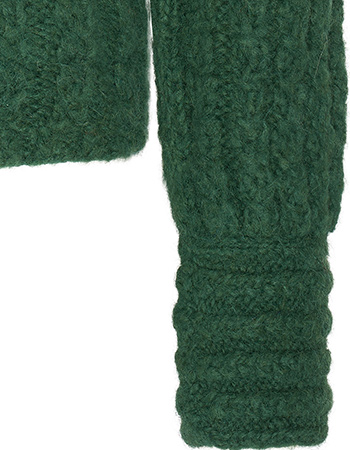 Vest Rits Alpaca Ice Bomber Pino Green detail