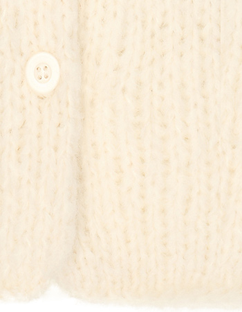 Vest Alpaca Linda Ecru Con Pino detail