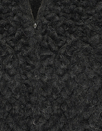 Mouwloos Vest Alpaca Oso Antra detail