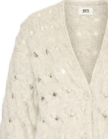 Vest Alpaca Reina Silver detail