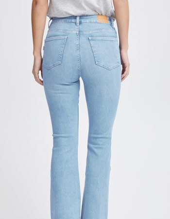 Jeans Pzbecky Bootcut Leg Vintage Blue Denim