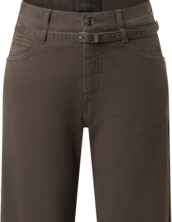 Jeans Liz City Met Riem Chocholate detail