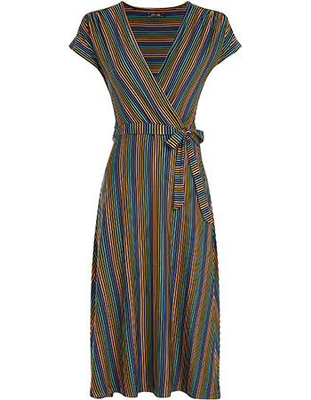 Jurk Abigail Marianne Stripe Black