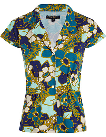 Top Blouse Darcy Selena Deep Blue