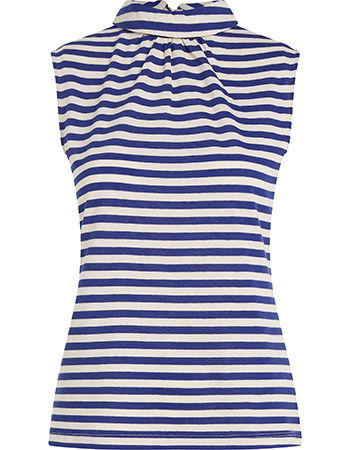 Top Dita Chopito Stripe Deep Blue