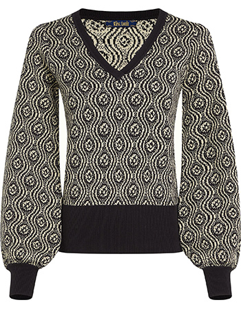 Trui Maurice V Neck Zwart