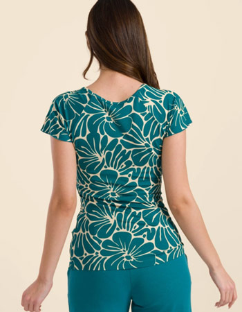 Top Butterfly Flower Lake Green