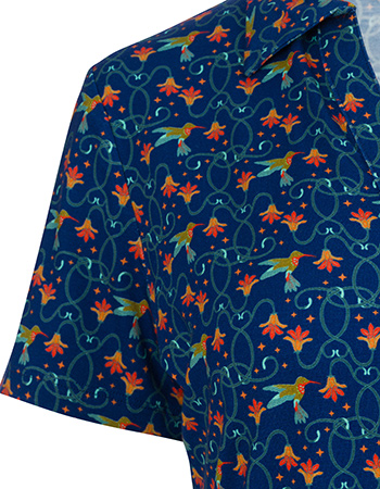 Blouse Lena Blouse Hummingbird detail