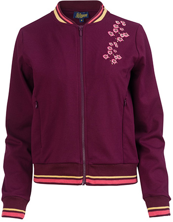 Bomber Jacket Punta Di Roma Bordeaux