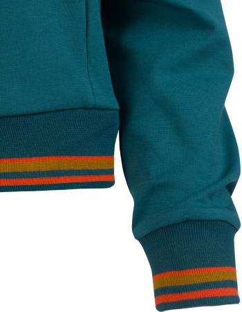 Bomber Jacket Punta Di Roma Petrol detail