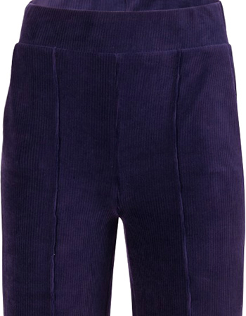 Pantalon Hailey Rib Velour Navy detail