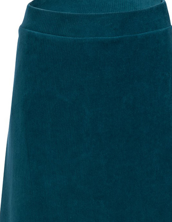 Rok Holly Rib Velour Petrol detail