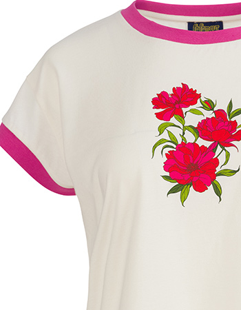 T‑shirt April Pink detail