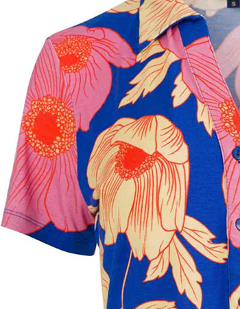 Blouse Lena Poppy Love detail