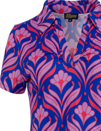 Top Suzy Big Barock Berry Blue detail