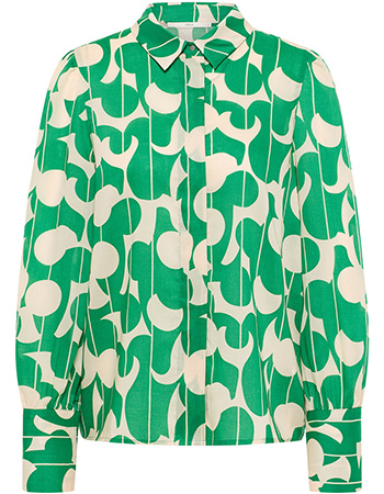 Blouse Grafic Dots Green