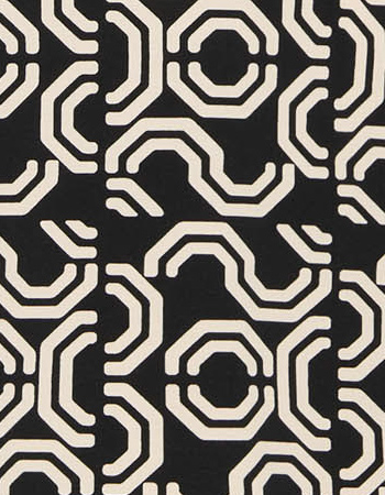 Jurk Wikkel Circle Black detail
