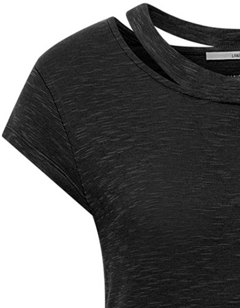 Jurk Maxi Cut Out Zwart detail