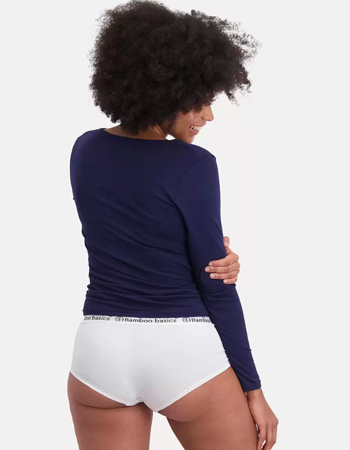 Longsleeve Lara Bamboe 2 Pack Navy