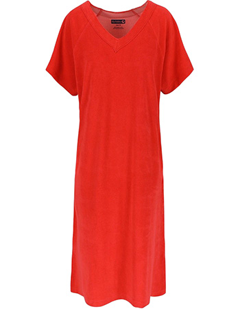 Jurk Badstof  Nunu Poppy Red