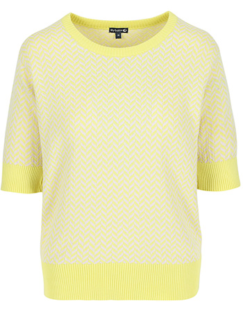 Trui Top Elena Lemon Fishbone
