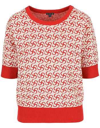 Trui Top Elena Swirl Red