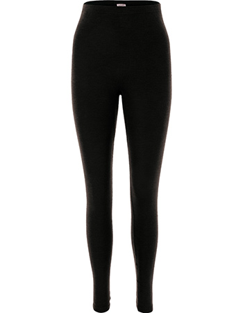 Legging Fenja Bio Merino Wol Zijde Zwart